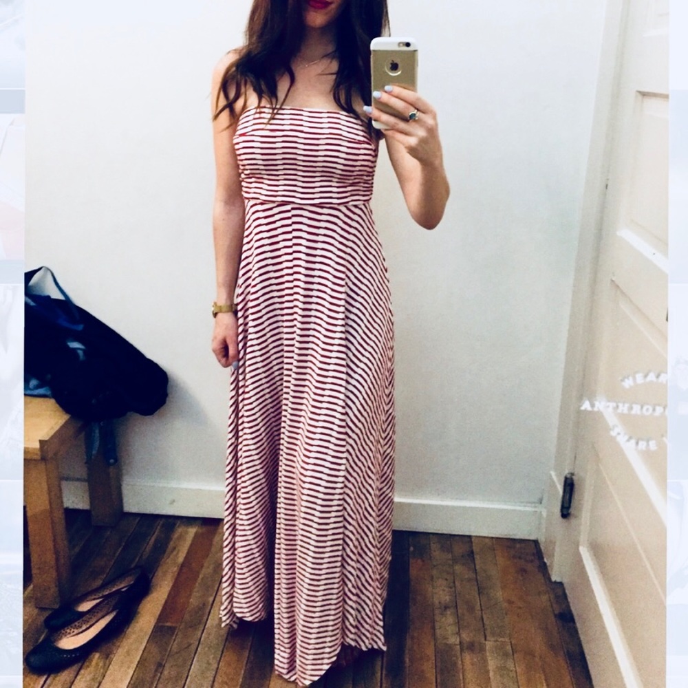 MAEVE Anthropologie Strapless Dress NWOT Size XS